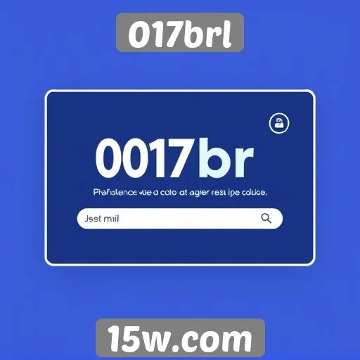Interface do usuário do site 017brl e sua usabilidade